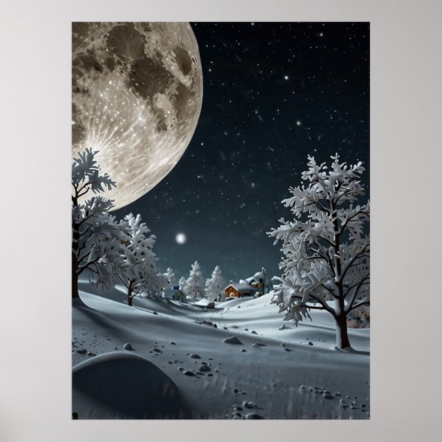 SNOW MOON POSTER (Front)