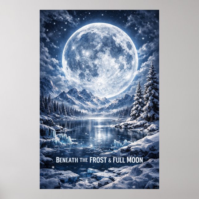 SNOW MOON POSTER (Front)