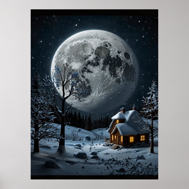 SNOW MOON POSTER (Front)