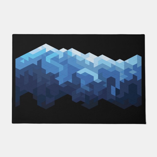 Snow mountain doormat (Front)