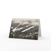 Snow Mountain Greetings Card