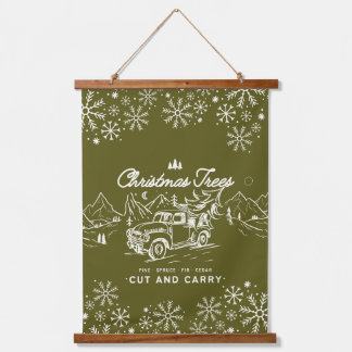 Snow Mountain Harvest Hanging Tapestry