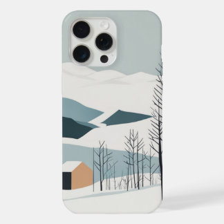 Snow Mountains Abstract Art Phone Case
