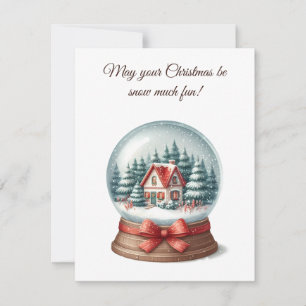 Snow Much Fun Christmas Greeting Card – Wishing Yo