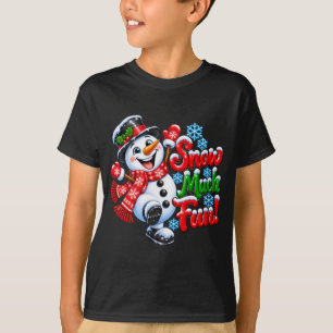 Snow Much Fun Snowman T-Shirt