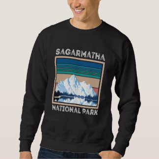 Snow National Park Sagarmatha Everest Tibet Nepal Sweatshirt