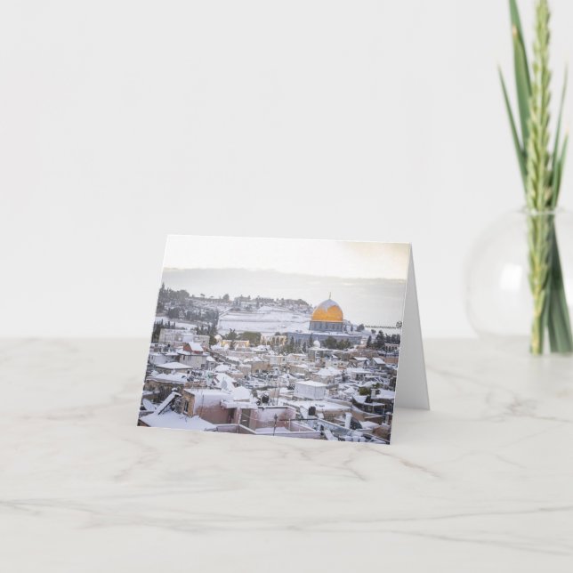Snow on The Dome Thank You Card (Front)