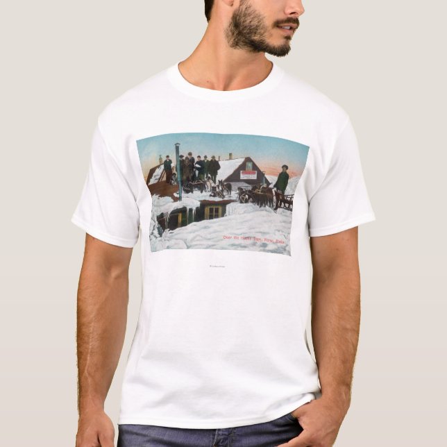 Snow Over the House TopsNome, AK T-Shirt (Front)