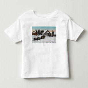 Snow Over the House TopsNome, AK Toddler T-shirt