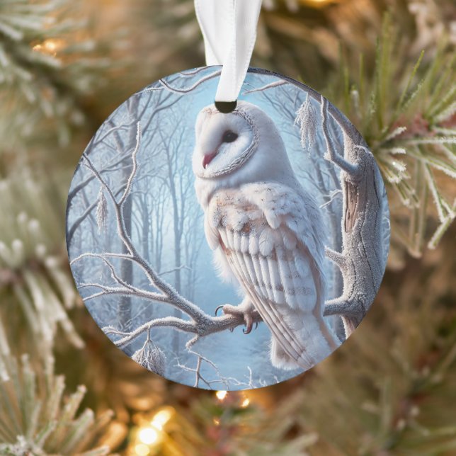 Snow Owl Ornament (Tree)