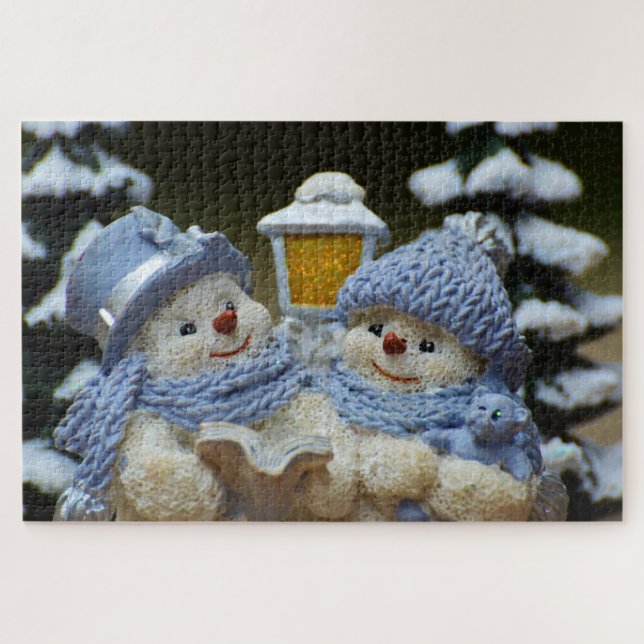 snow people puzzle  (Horizontal)