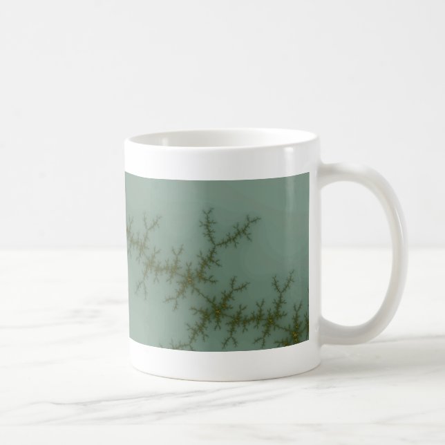 Snow Pine - Fractal Art Coffee Mug (Right)