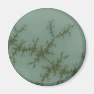 Snow Pine - Fractal Art Magnet