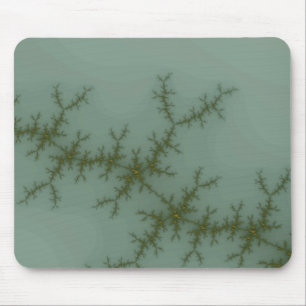 Snow Pine - Fractal Art Mouse Pad