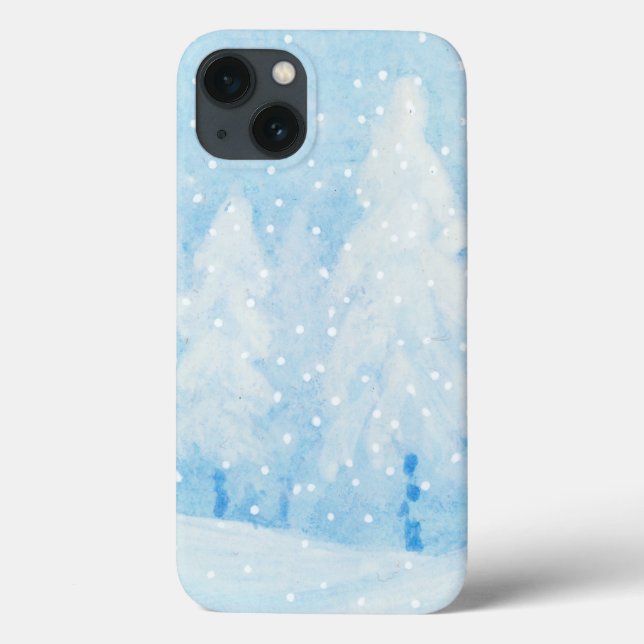 Snow Pines Case-Mate iPhone Case (Back)