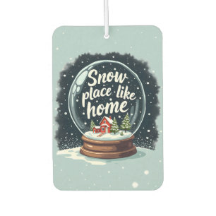 Snow Place Like Home Holiday Quote Air Freshener