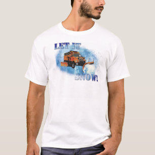 Snow Plow Design T-Shirt