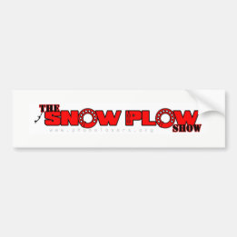 Snow Plow Show Bumper Sticker