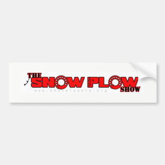 Snow Plow Show Bumper Sticker