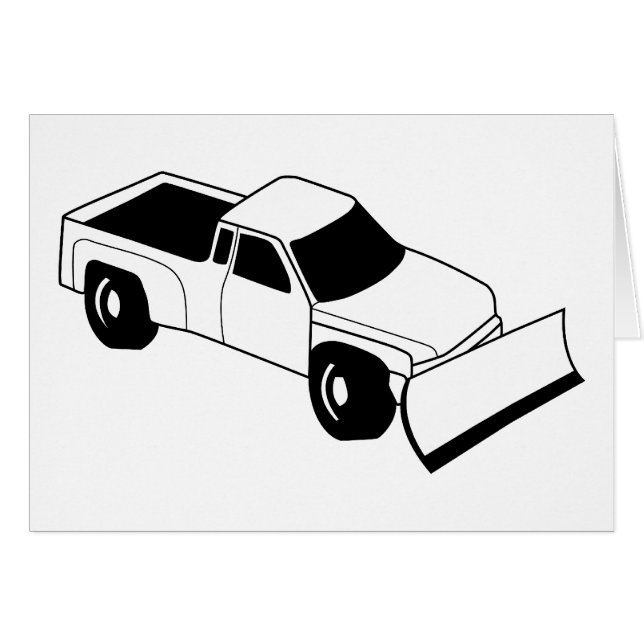 snow plow truck (Front Horizontal)