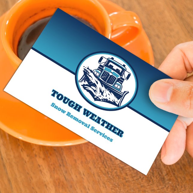 Snow Plowing Business Card (Creator Uploaded)