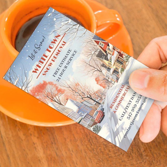 Snow Plowing Business Card (Creator Uploaded)