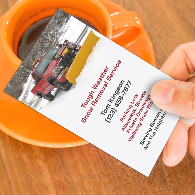 Snow Plowing Business Card (Creator Uploaded)