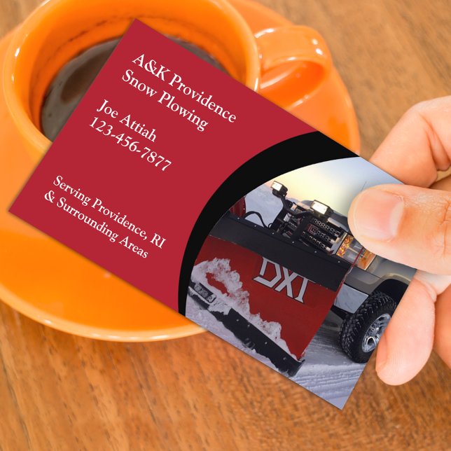 Snow Plowing Business Card (Creator Uploaded)