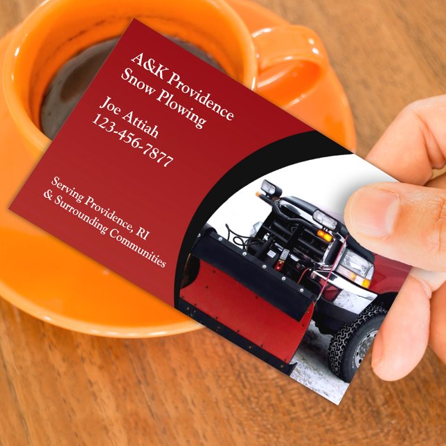 Snow Plowing Business Card (Creator Uploaded)
