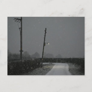 Snow  postcard