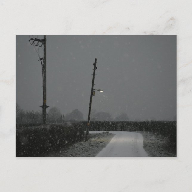 Snow  postcard (Front)