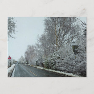 Snow postcard