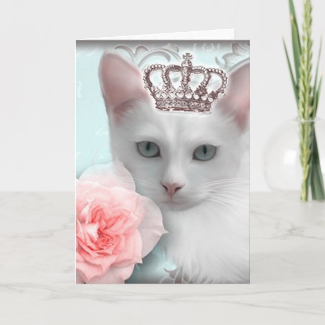 Snow Princess Holiday Card (Front)