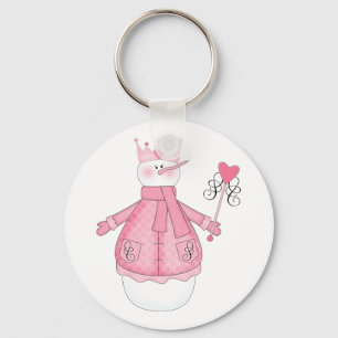 Snow Princess Holiday Tshirts and Gifts Keychain