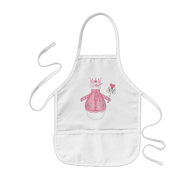 Snow Princess Holiday Tshirts and Gifts Kids Apron (Front)