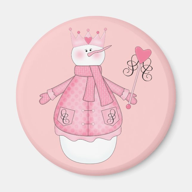 Snow Princess Holiday Tshirts and Gifts Magnet (Front)