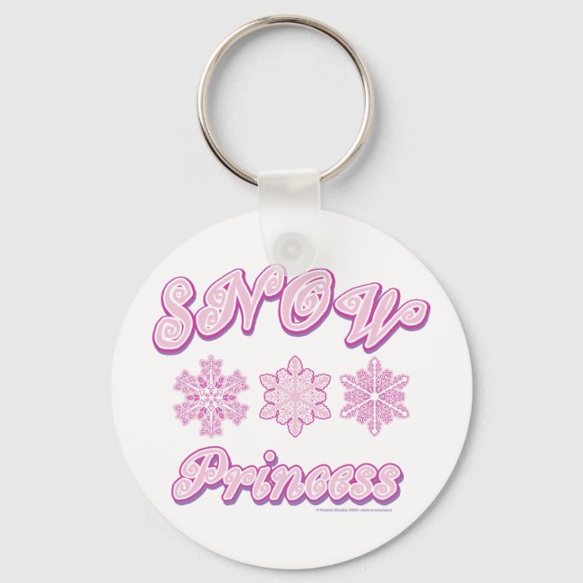 Snow Princess Keychain (Front)