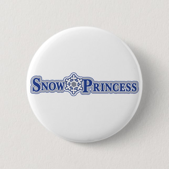 Snow-Princess-Light 2 Inch Round Button (Front)