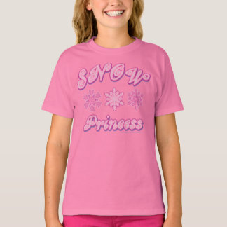 Snow-princess-on-Dark T-Shirt