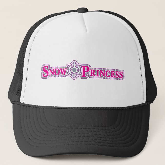 Snow-Princess-pink Trucker Hat (Front)