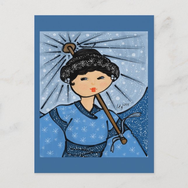 Snow Princess Postcard (Front)