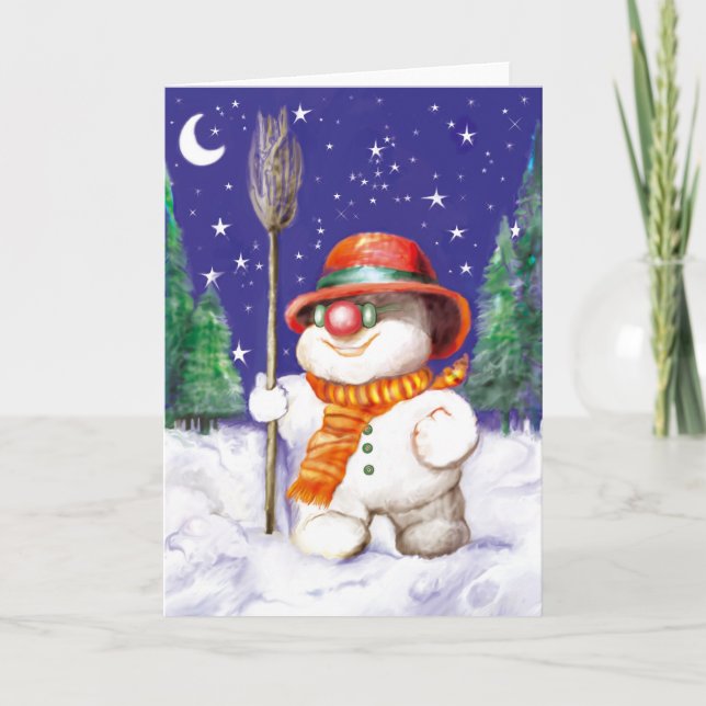 *Snow Puppet* Holiday Card (Front)