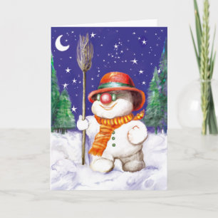 *Snow Puppet* Holiday Card