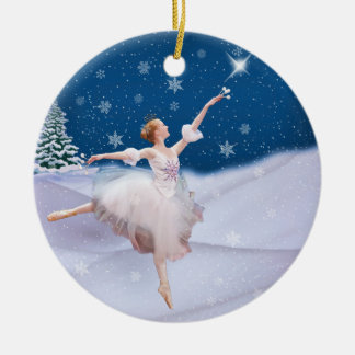 Snow Queen Ballerina Christmas Ornament