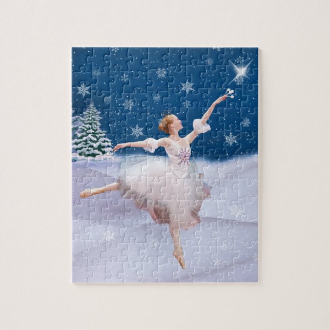 Snow Queen Ballerina Jigsaw Puzzle (Vertical)