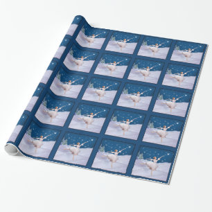 Snow Queen Ballerina Wrapping Paper