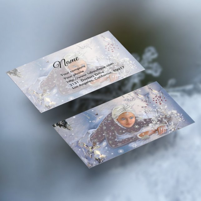 Snow Queen Business Card (Creator Uploaded)