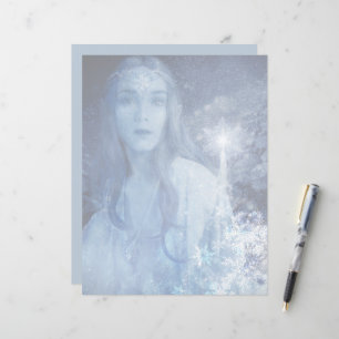 Snow Queen Christmas Fantasy Artwork