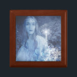 Snow Queen Christmas Fantasy Artwork Gift Box<br><div class="desc">The 'Ice Elf' is a fantasy piece featuring a snow queen that is inspired by my feeling I get around February, where I wonder if winter will ever end. My artwork depicts the ice queen with her magic ice-cycle wand constantly turning out winter. When will this icy winter magic run...</div>