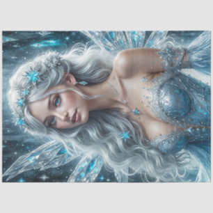 Snow Queen Fairy   Winter Ice Goddess Christmas  Tissue Paper